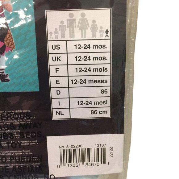 Disney The Nightmare Before Christmas 12-24 Months SALLY 5 Piece Costume - Picture 4 of 4